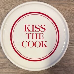 Waechtersbach Myra ‘Kiss the Cook’ Plate (Made in Spain)
